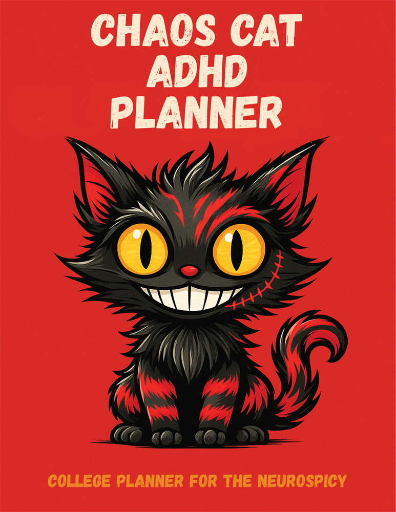 chaos cat adhd college Planner
