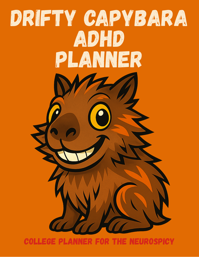 drifty capybara adhd college Planner