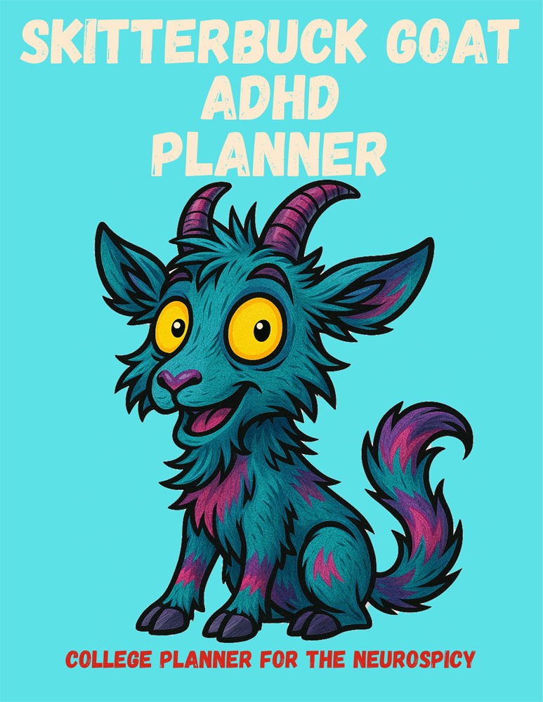 skitterbuck goat adhd college Planner